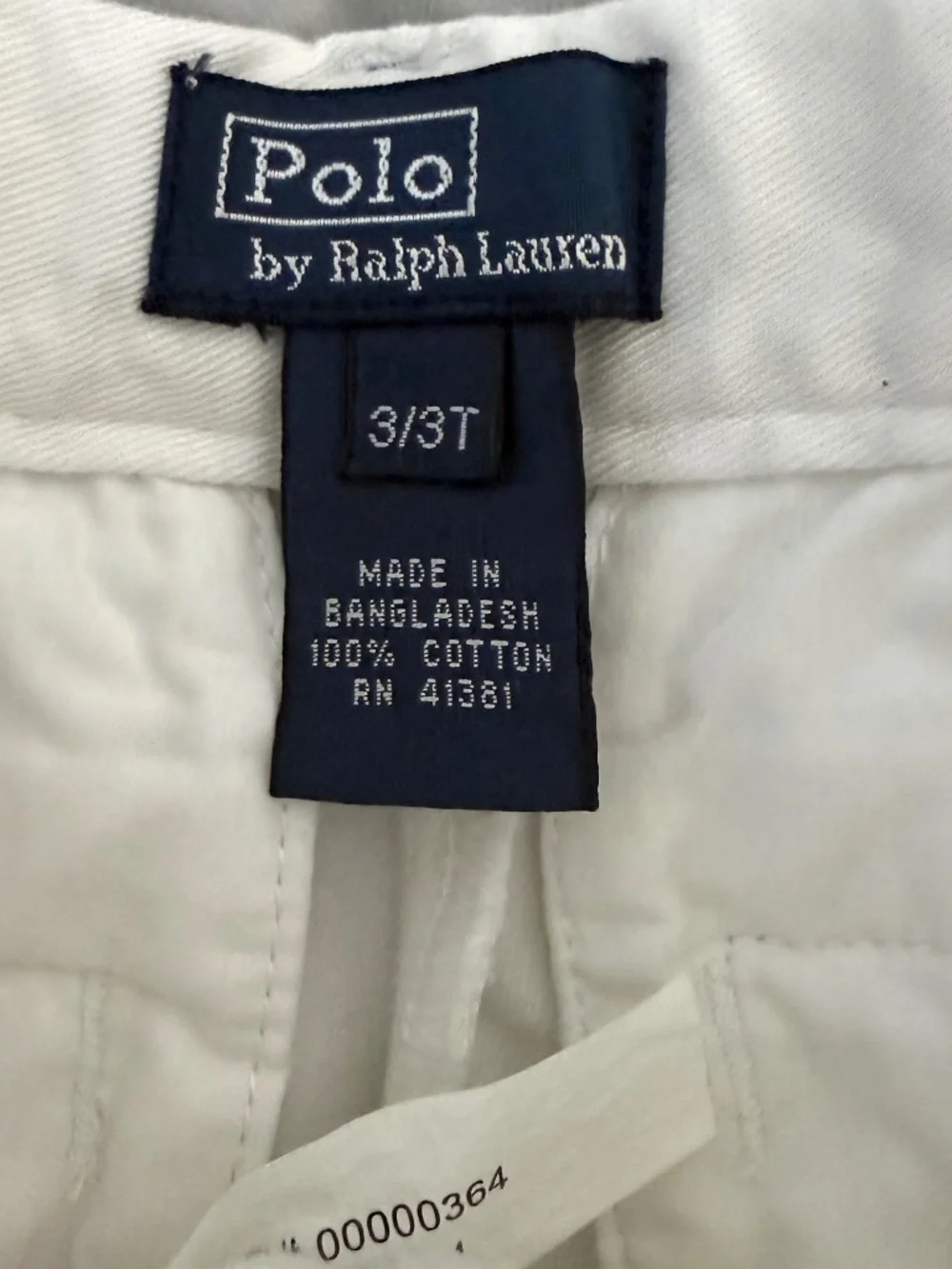 Polo Ralph Lauren White Shorts Boys 3T